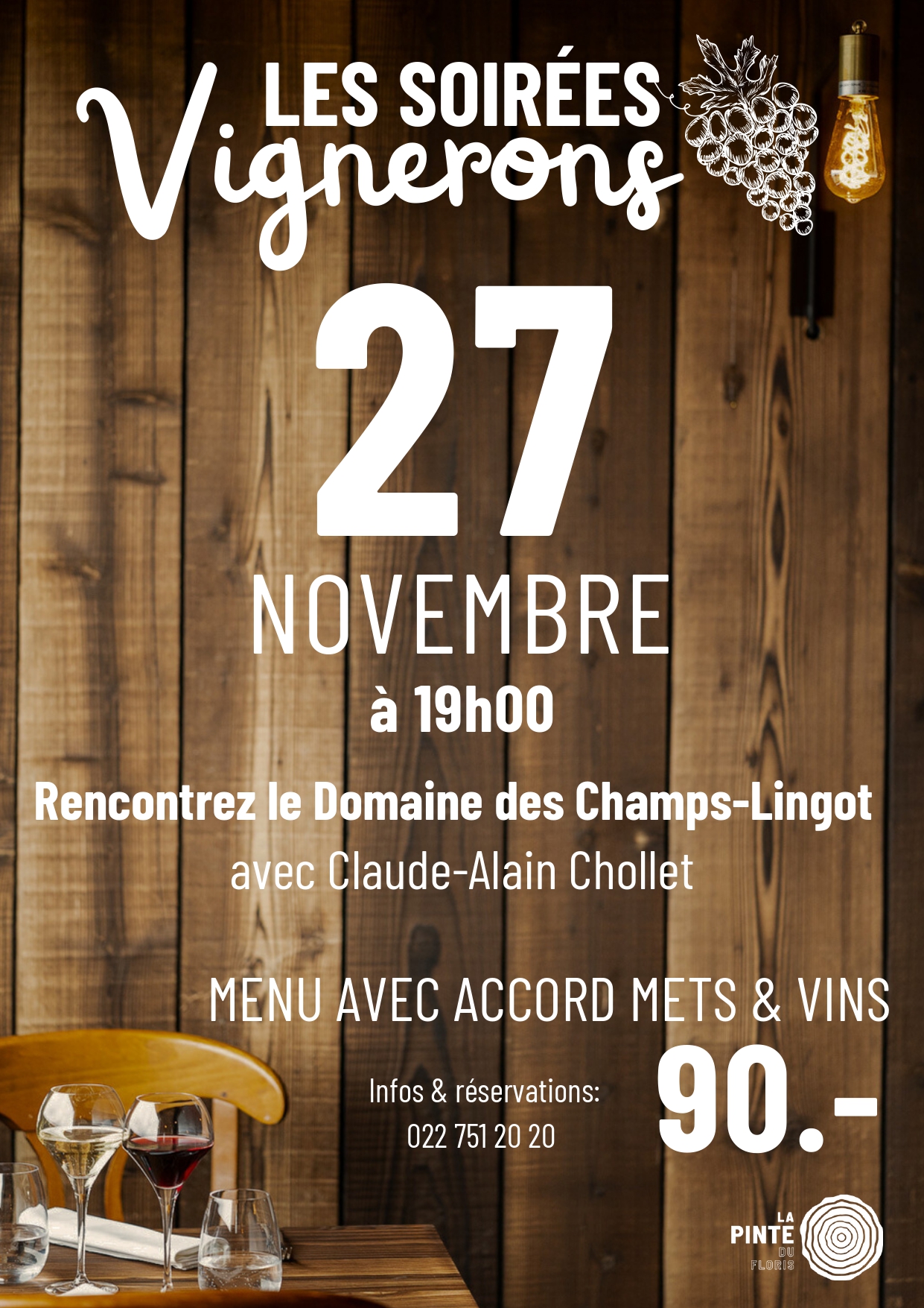 Soirée Vignerons - Domaine des Champs-Lingot