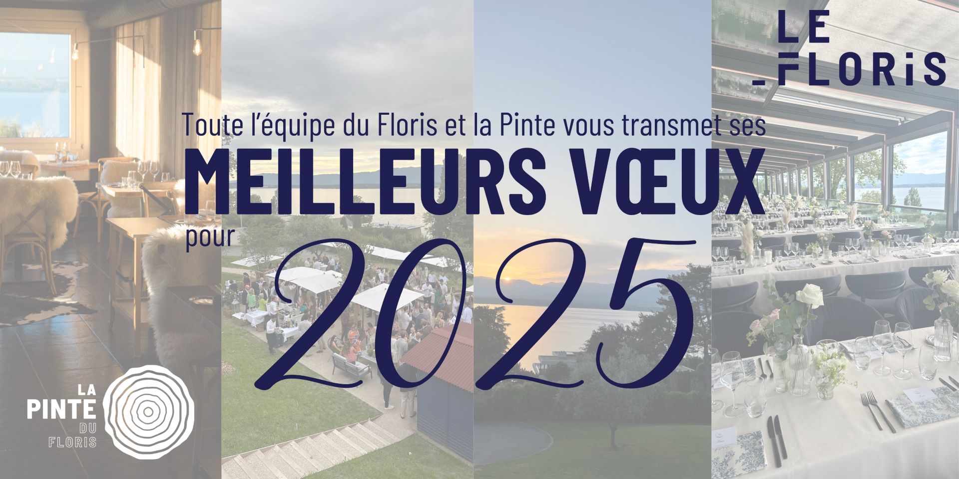 Meilleurs voeux 2025 - Le Floris Anières